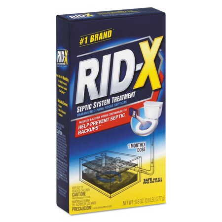 Rid-X Septic System Treatment Concentrated Powder, 9.8 oz 19200-80306
